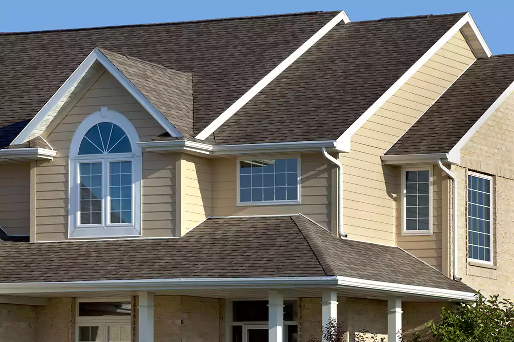 A completed High Impact Roofing Inc. roof on a Central Valley home